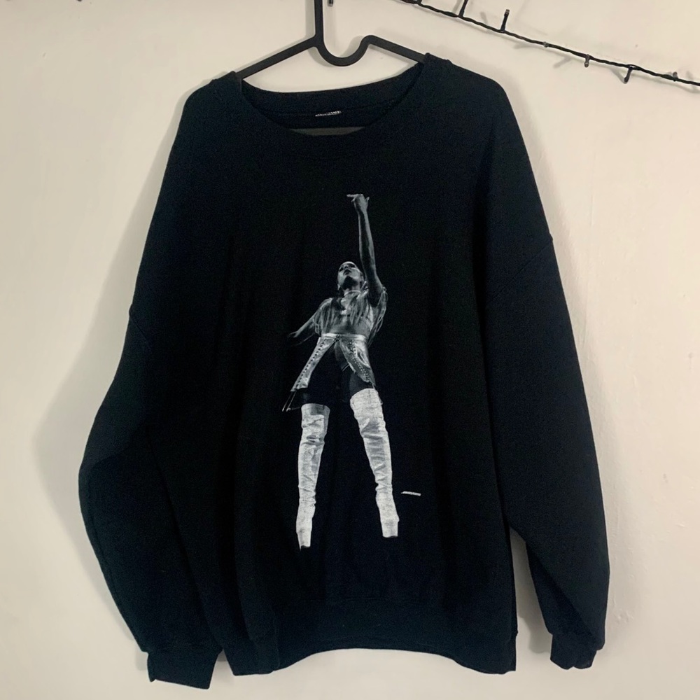 ariana grande crewneck sweater